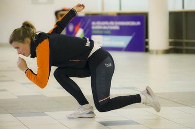 ISU European Short Track Speed Skating Championships January 24-26, 2020 Debrecen, Hungary-stock-foto