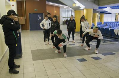 ISU European Short Track Speed Skating Championships January 24-26, 2020 Debrecen, Hungary-stock-foto