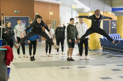 ISU European Short Track Speed Skating Championships January 24-26, 2020 Debrecen, Hungary-stock-foto