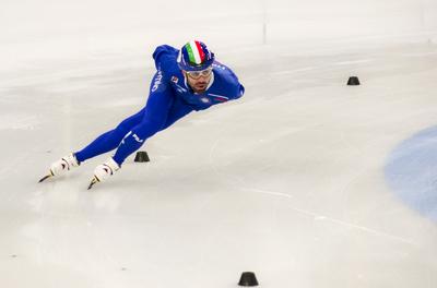 ISU European Short Track Speed Skating Championships January 24-26, 2020 Debrecen, Hungary-stock-foto