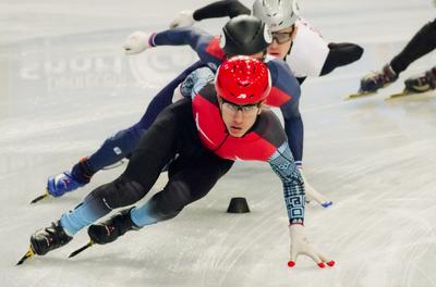 ISU European Short Track Speed Skating Championships January 24-26, 2020 Debrecen, Hungary-stock-foto
