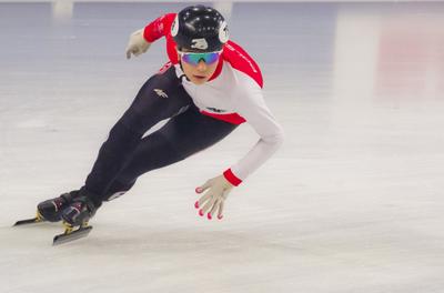 ISU European Short Track Speed Skating Championships January 24-26, 2020 Debrecen, Hungary-stock-foto