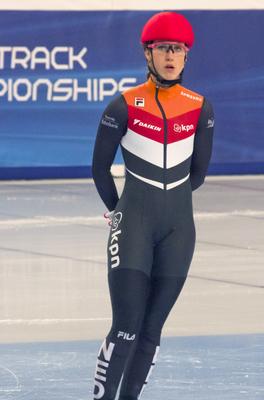 ISU European Short Track Speed Skating Championships January 24-26, 2020 Debrecen, Hungary-stock-foto