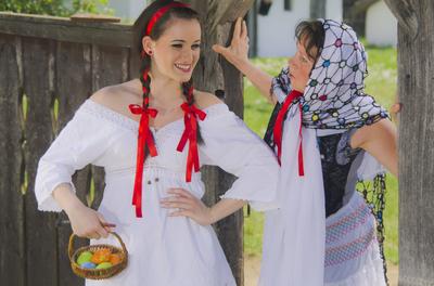 Húsvéti legényváró-stock-foto