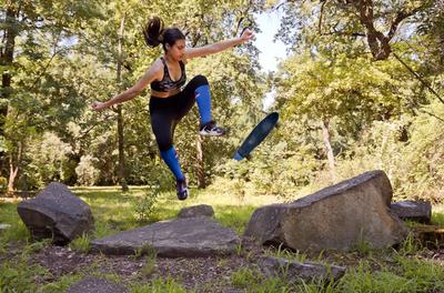 Extreme jumper-stock-foto