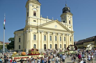 Flowerart car carnival 2020 Hungary/Debrecen-stock-foto