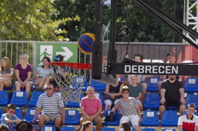 3X3 Street Basketball DEBRECEN/HUNGARY-stock-photo