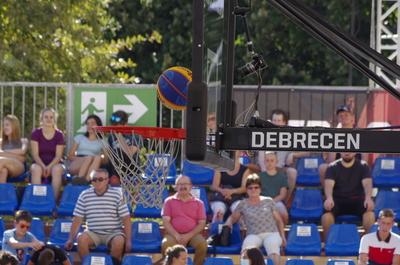 3X3 Street Basketball DEBRECEN/HUNGARY-stock-foto