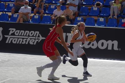 3X3 Street Basketball DEBRECEN/HUNGARY-stock-foto