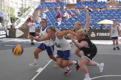3X3 Street Basketball DEBRECEN/HUNGARY-stock-foto