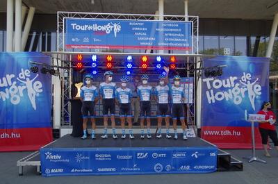 Tour de Hongrie 2020 2th stage-stock-foto