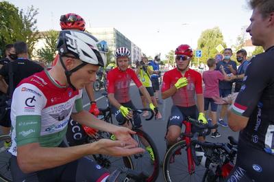 Tour de Hongrie 2020 2th stage-stock-photo