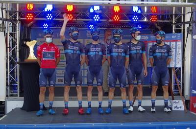 Tour de Hongrie 2020 2th stage-stock-foto