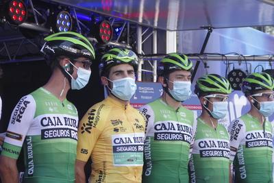 Tour de Hongrie 2020 2th stage-stock-foto