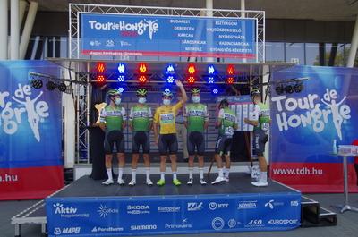Tour de Hongrie 2020 2th stage-stock-foto