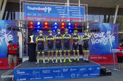 Tour de Hongrie 2020 2th stage-stock-foto