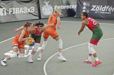 FIBA 3x3 Olympic Qualifying Tournament 2021 DEBRECEN/HUNGARY-stock-photo