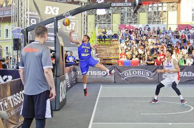 FIBA 3x3 Olympic Qualifying Tournament 2021 DEBRECEN/HUNGARY-stock-photo