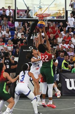 FIBA 3x3 Olympic Qualifying Tournament 2021 DEBRECEN/HUNGARY-stock-photo