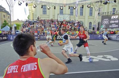 FIBA 3x3 Olympic Qualifying Tournament 2021 DEBRECEN/HUNGARY-stock-photo