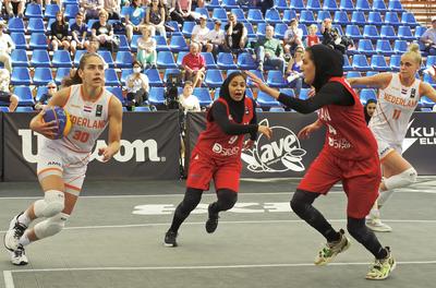 FIBA 3x3 Olympic Qualifying Tournament 2021 DEBRECEN/HUNGARY-stock-photo