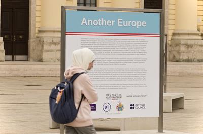 Egy másik Európa(Another Europe)-stock-foto