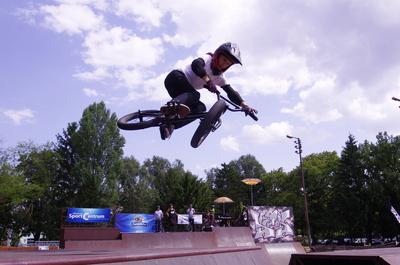 Dese BMX Freestyle Magyar Országos Bajnokság 2021 Debrecen-stock-foto