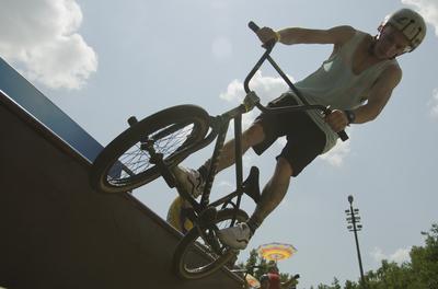 Dese BMX Freestyle Magyar Országos Bajnokság 2021 Debrecen-stock-foto