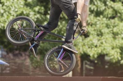 Dese BMX Freestyle Magyar Országos Bajnokság 2021 Debrecen-stock-foto