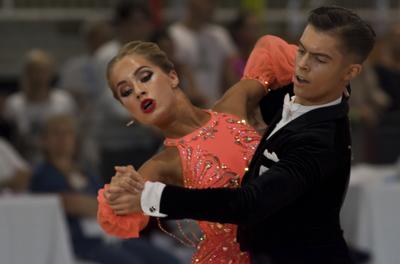 Szőke Tisza 2021 WDSF International Open, Szeged-stock-foto