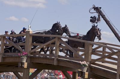 FEI Driving European Championship for Four in Hand- Budapest 2021-stock-foto