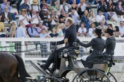 FEI Driving European Championship for Four in Hand- Budapest 2021-stock-foto