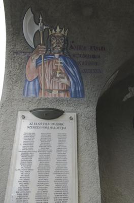 Hősök kapuja/Szeged-stock-foto