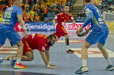Mens' EHF Euro 2022 Debrecen(Főnix Arena)-stock-photo