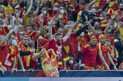 Mens' EHF Euro 2022 Debrecen(Főnix Arena)-stock-photo