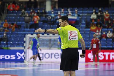Mens' EHF Euro 2022 Debrecen(Főnix Arena)-stock-photo
