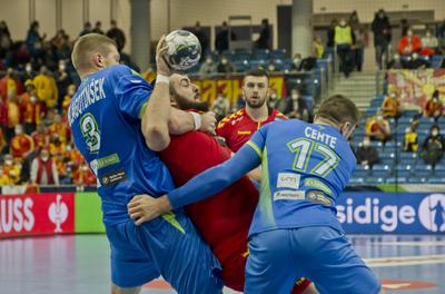 Mens' EHF Euro 2022 Debrecen(Főnix Arena)-stock-photo