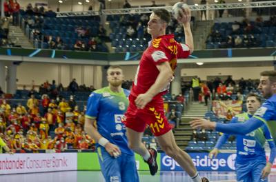 Mens' EHF Euro 2022 Debrecen(Főnix Arena)-stock-foto