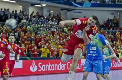 Mens' EHF Euro 2022 Debrecen(Főnix Arena)-stock-foto