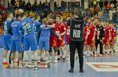 Mens' EHF Euro 2022 Debrecen(Főnix Arena)-stock-foto