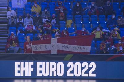 Mens' EHF Euro 2022 Debrecen(Főnix Arena)Denmark v Montenegro-stock-foto