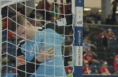 Mens' EHF Euro 2022 Debrecen(Főnix Arena)Denmark v Montenegro-stock-foto