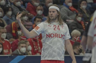 Mens' EHF Euro 2022 Debrecen(Főnix Arena)Denmark v Montenegro-stock-foto