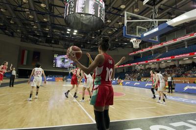 U17 Women's Basketball World Cup Hungary/Debrecen 2022 Hungary-Japan-stock-photo