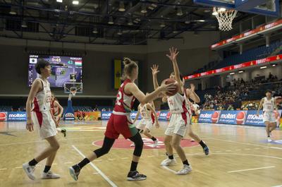 U17 Women's Basketball World Cup Hungary/Debrecen 2022 Hungary-Japan-stock-photo