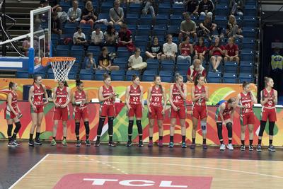 U17 Women's Basketball World Cup Hungary/Debrecen 2022 Hungary-Japan-stock-photo