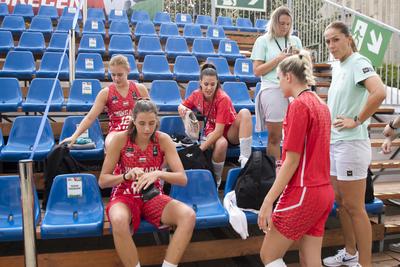 3X3 Street Basketball U18 DEBRECEN/HUNGARY-stock-foto