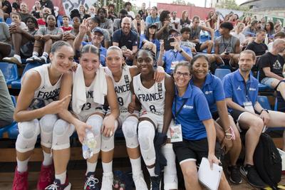 3X3 Street Basketball U18 DEBRECEN/HUNGARY-stock-foto