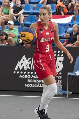3X3 Street Basketball U18 DEBRECEN/HUNGARY-stock-foto