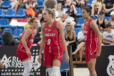 3X3 Street Basketball U18 DEBRECEN/HUNGARY-stock-foto